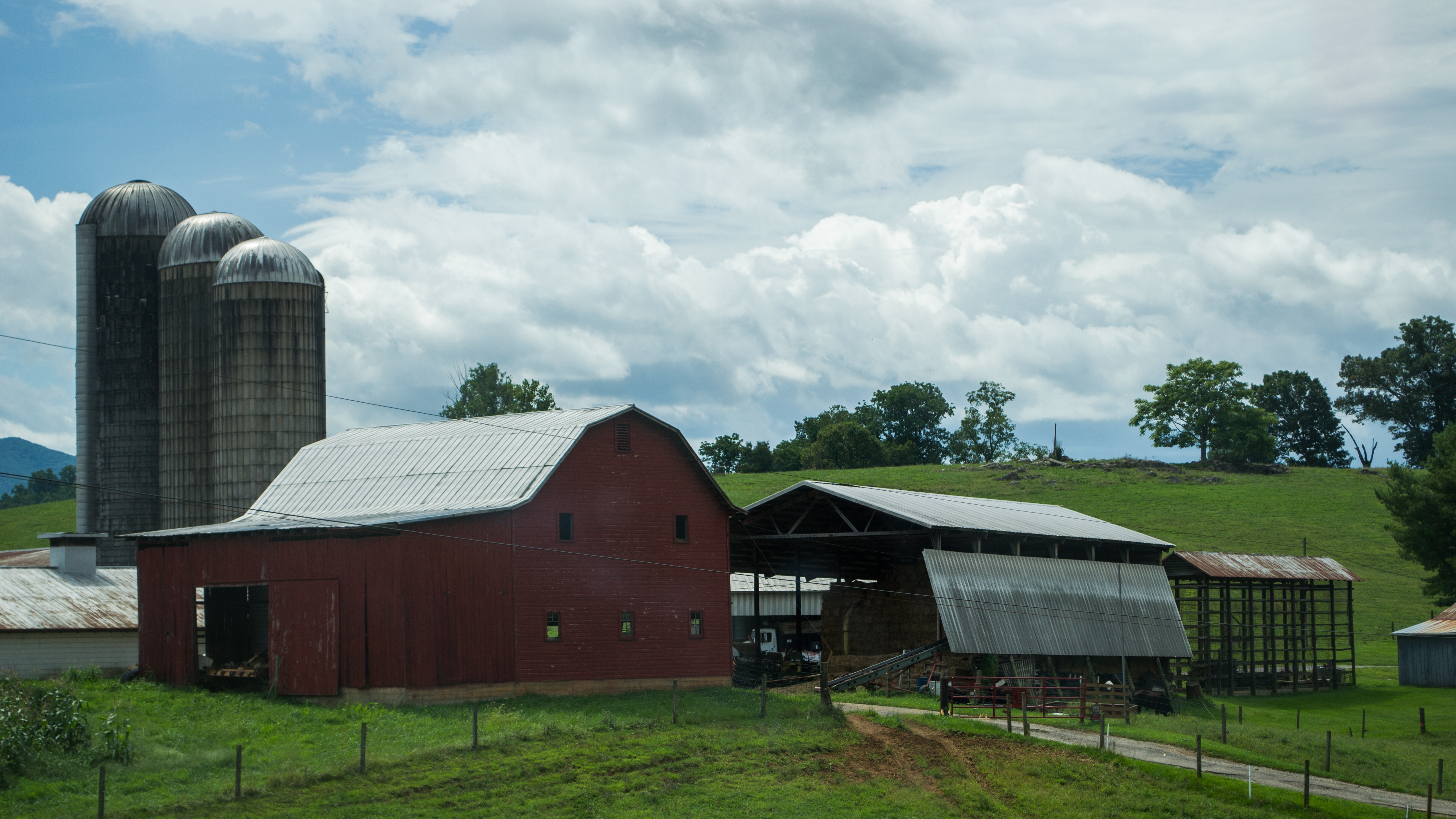 Free Stock Photo Of Animal Farming Barn Blue Skies