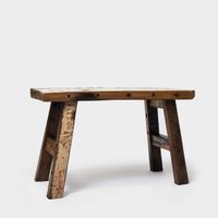 Halstead reclaimed-wood stool — photo by Ksenia Chernaya on Pexels