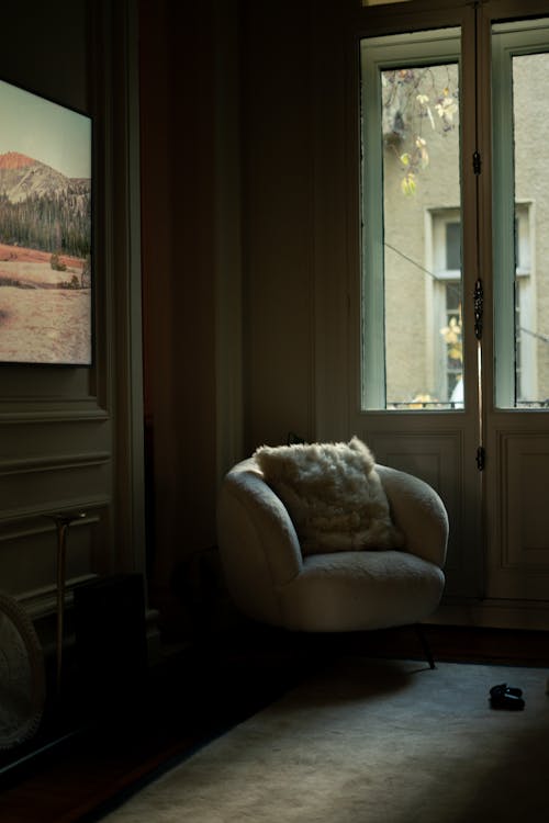 Photo of a Chair Near a Door