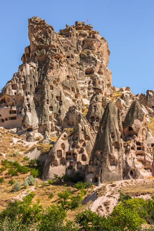 View of Uchisar Castle Rock Format