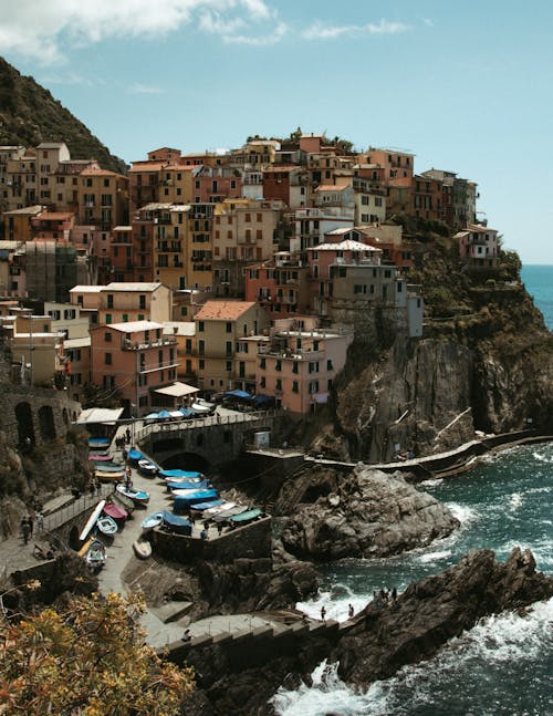 Základová fotografie zdarma na téma amalfinské pobřeží, architektura, barevné budovy