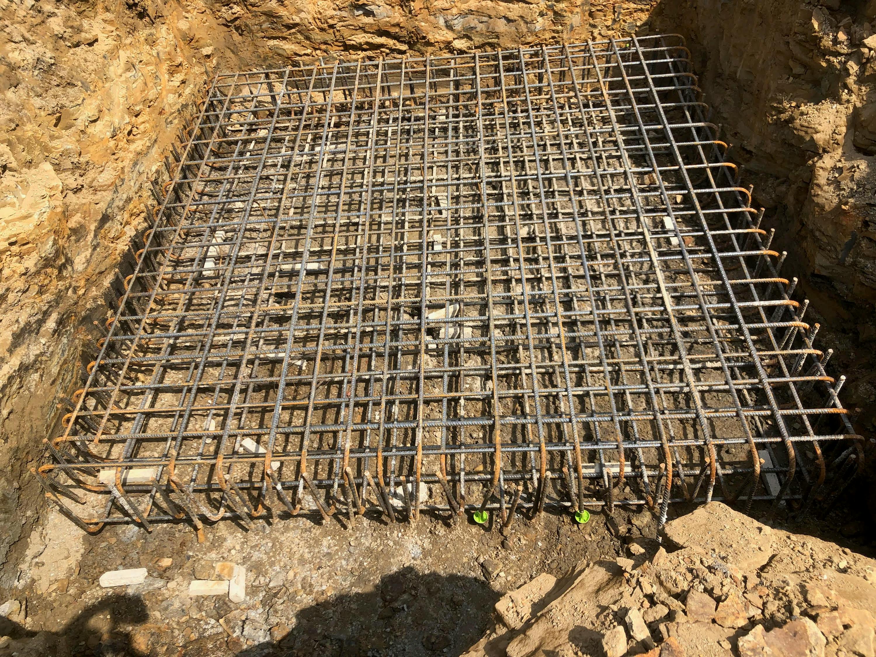 Free stock photo of lift pit reinforcement mesh