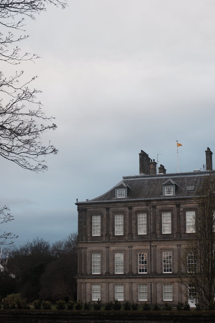 The Holyroodhouse Palace In Scotland