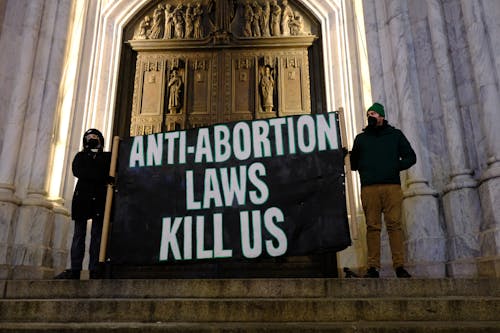 Free Abortion rally Stock Photo