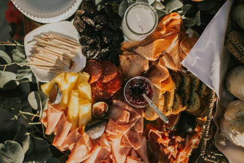 Free Close Up Shot of Food Platter Stock Photo