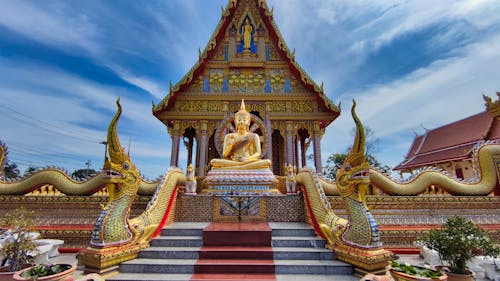 bezplatná Základová fotografie zdarma na téma architektura, buddha, buddhistický chrám Základová fotografie