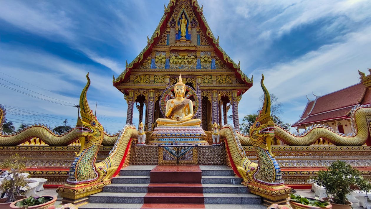 Fotobanka s bezplatnými fotkami na tému architektúra, Buddha, budhistický chrám