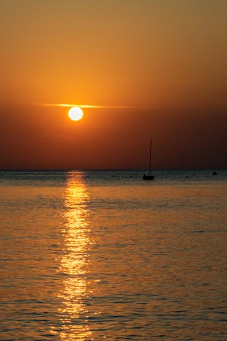 Free stock photo of adriatic, adriatic sea, atmospheric evening by Sun Pixel Photography