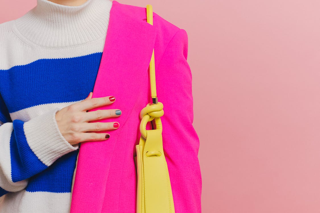 A Person with Colorful Fingernails · Free Stock Photo