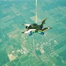Skydiving in Tandem above Urban Area