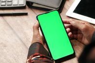 A Person Holding Smartphone