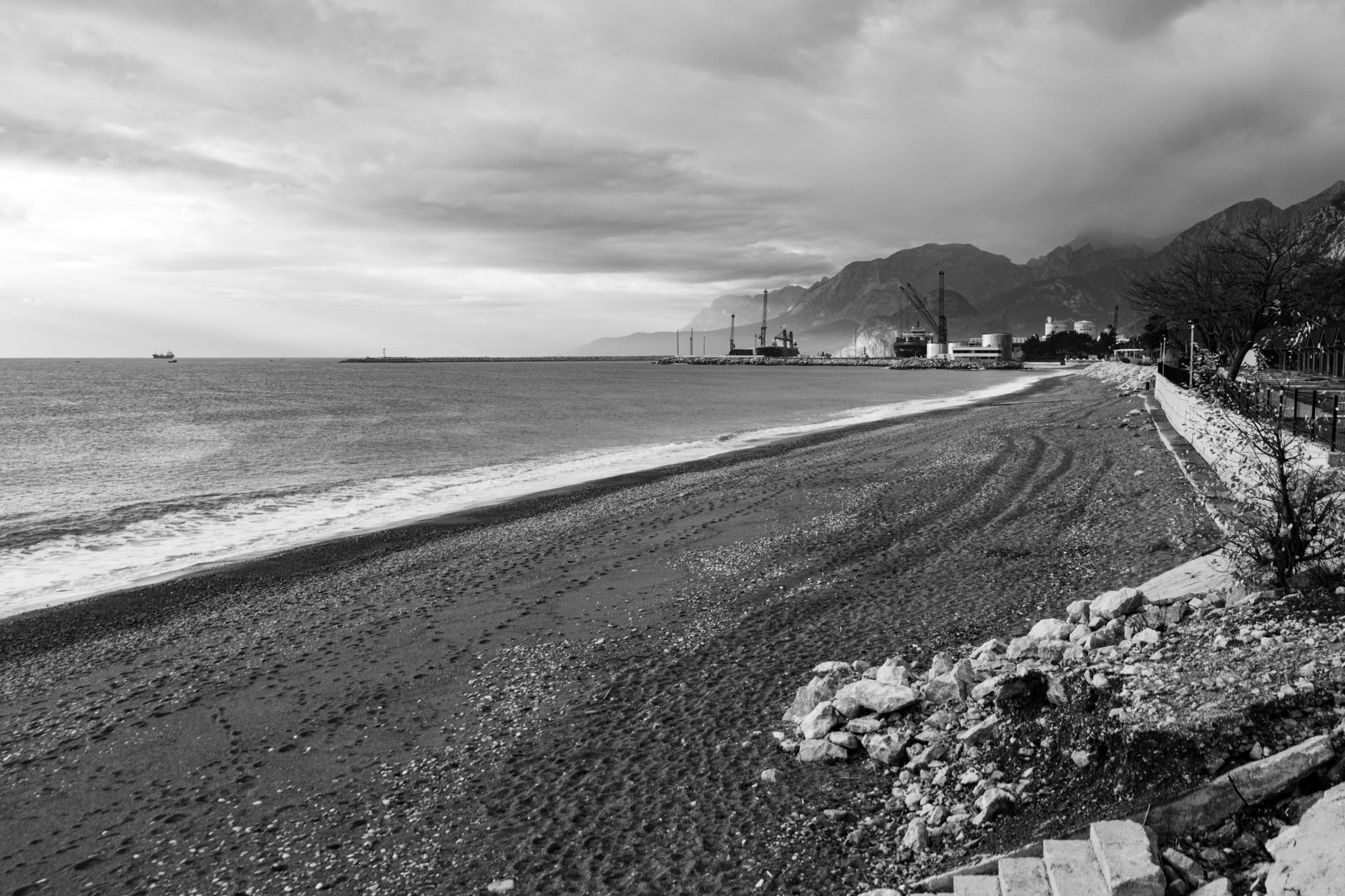 Novorossiysk limanındaki tahıl terminali