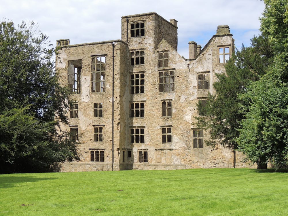 Ruins of Hardwick Old Hall · Free Stock Photo