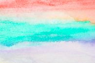 Orange and Blue Abstract Painting