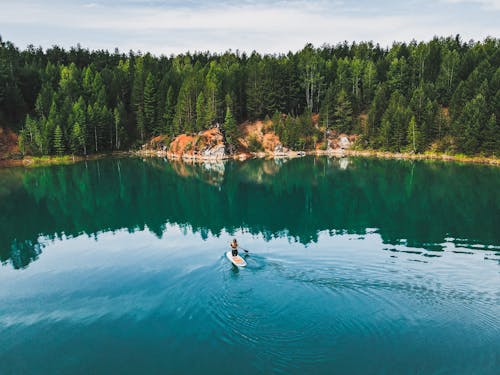 Fotobanka s bezplatnými fotkami na tému cestovať, jazero, letecké snímkovanie