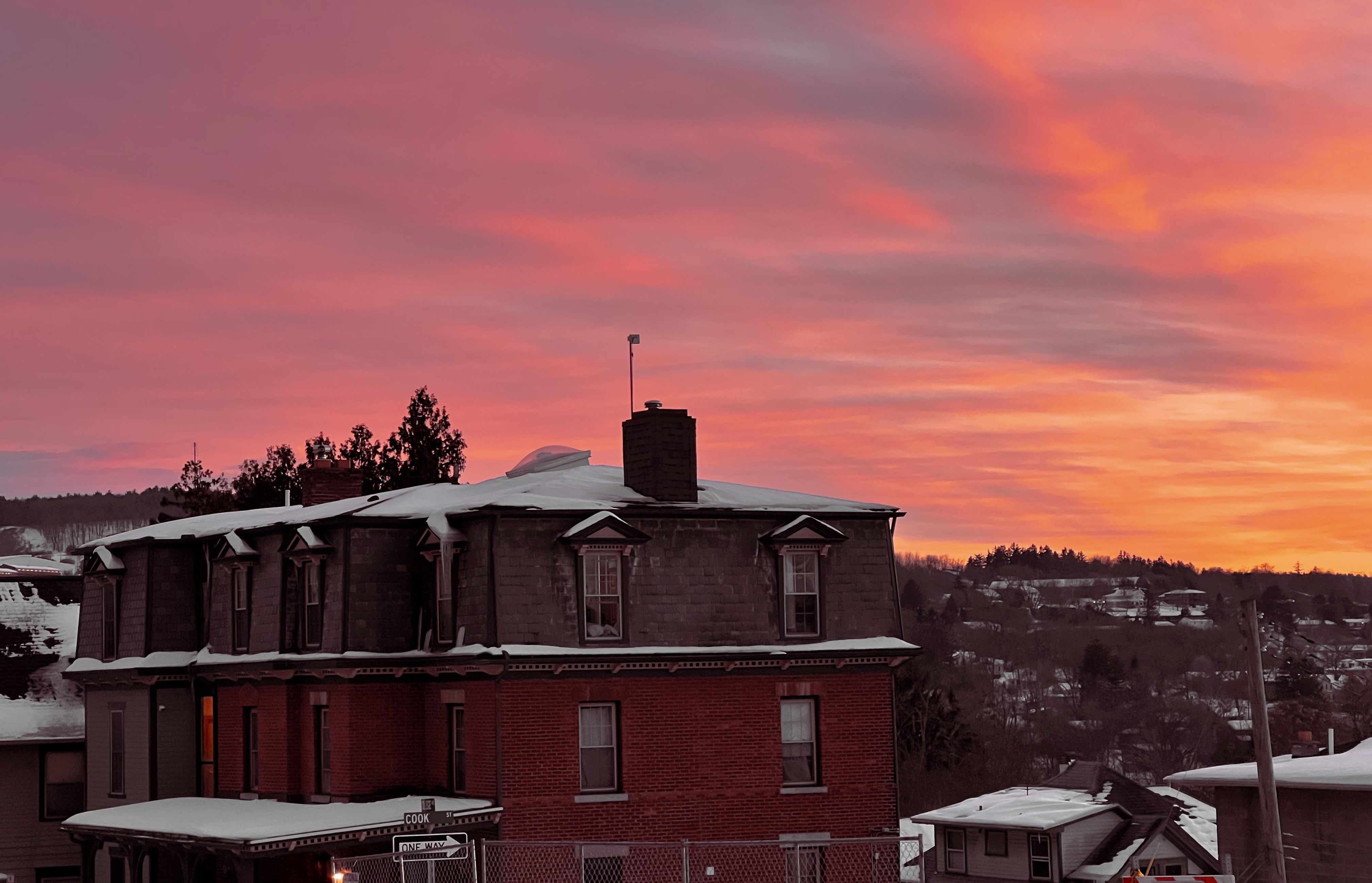Photo of a Building During Sunset · Free Stock Photo