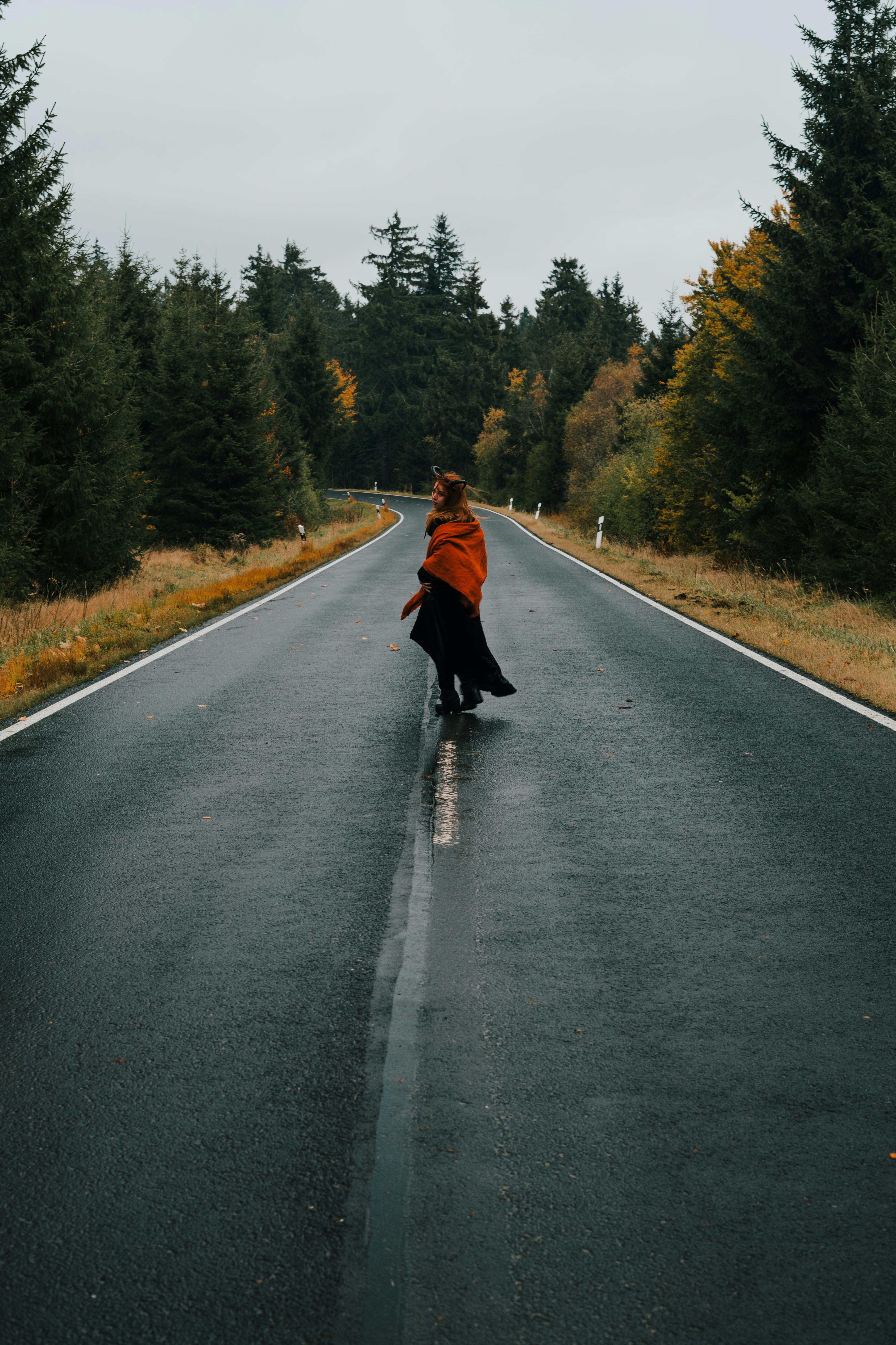 Woman Walking in London Streets · Free Stock Photo