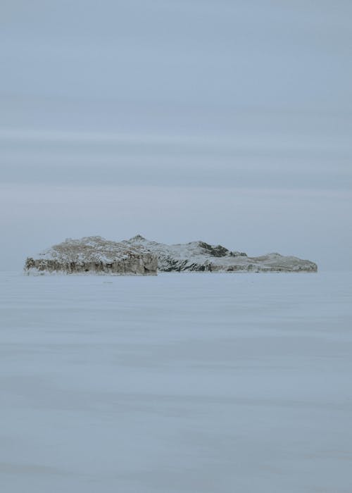 Little Stone Island on a Lake