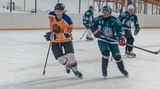 2 Men Playing Ice Hockey