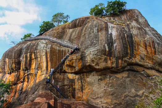 Sigiriya rock fortress dawn climb — Sri Lanka