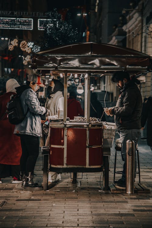 거리, 계절, 고객의 무료 스톡 사진