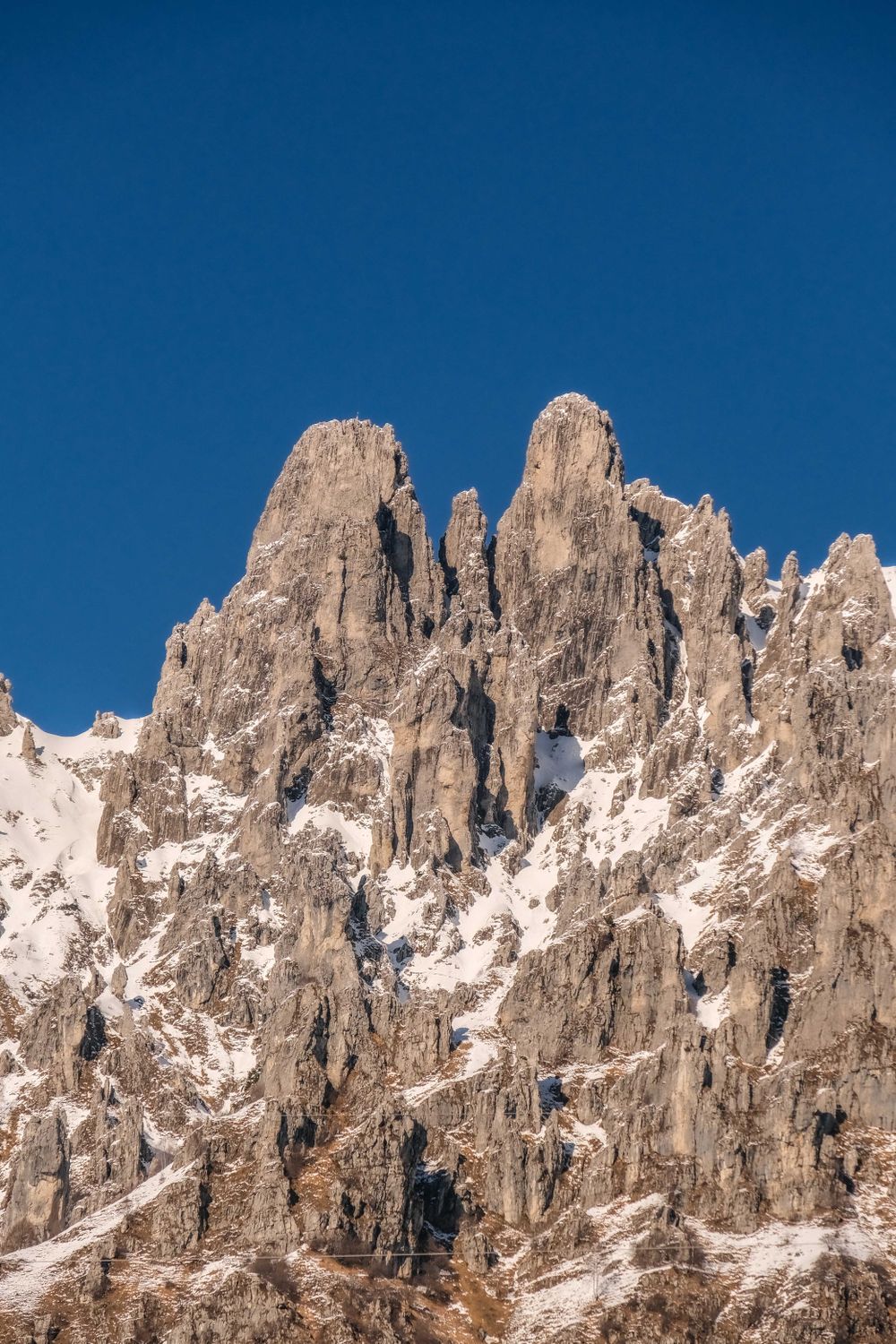 A Rocky Mountain Under Blue Sky · Free Stock Photo