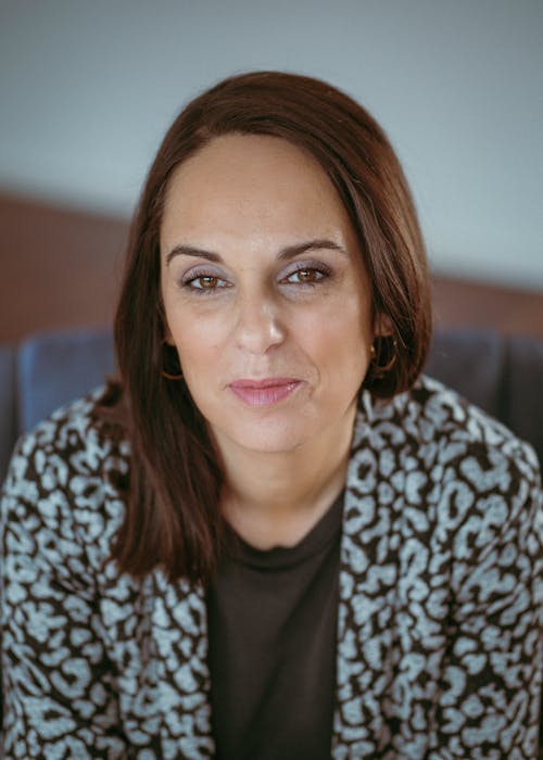 Woman Wearing Make Up Smiling