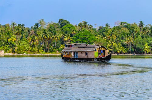 Photo of Floating House on River