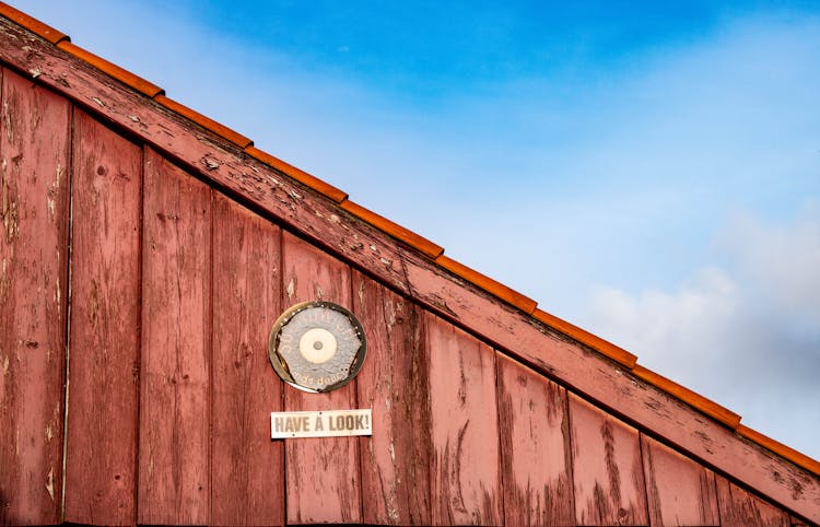 A Red Wooden Roof