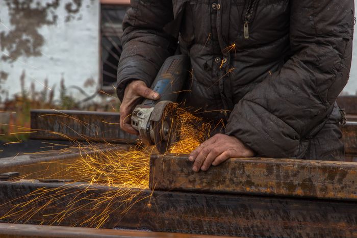 Fabricating machine base frames