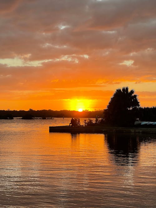 Free stock photo of beautiful sunset, florida, golden sunset