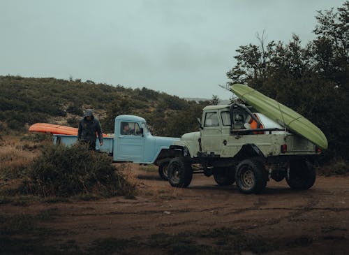 A Man Walking Away from a Truck