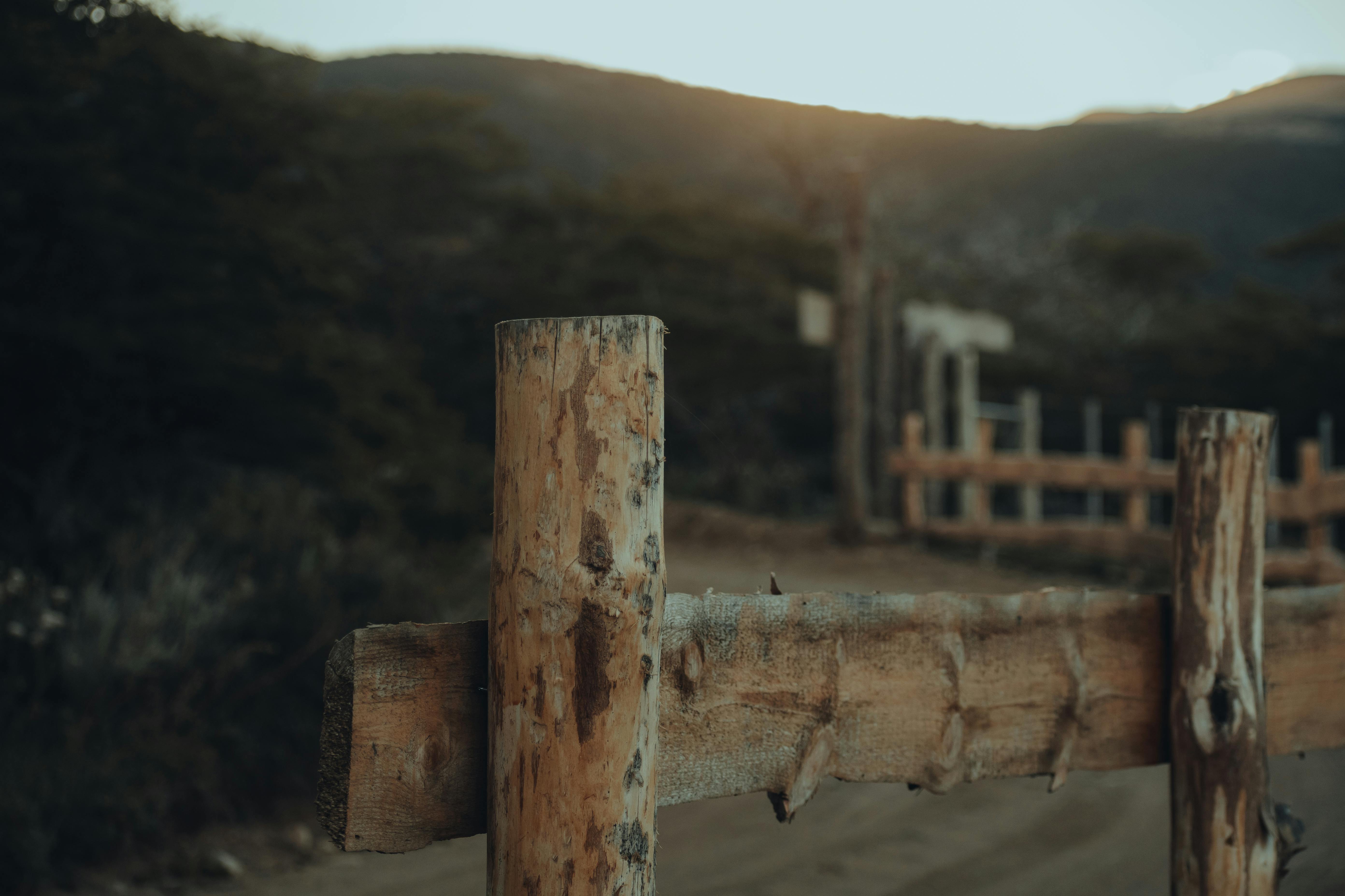 Rustic Wooden Fence · Free Stock Photo