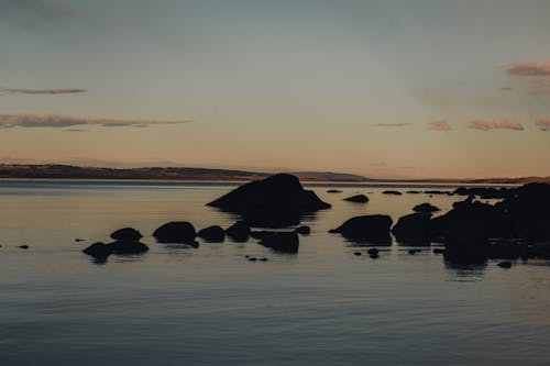 Бесплатное стоковое фото с берег, закат, море