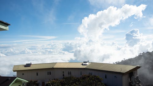 Foto profissional grátis de acima das nuvens, nuvens