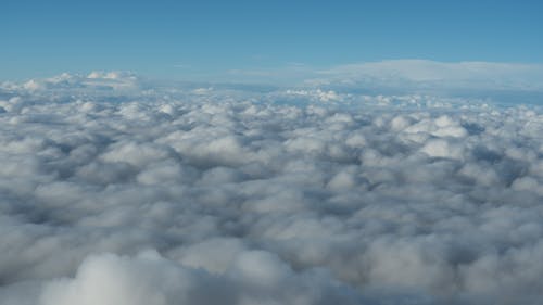 Foto profissional grátis de acima das nuvens, nuvens