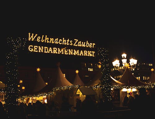 クリスマスマーケット, ベルリン, メリークリスマスの無料の写真素材