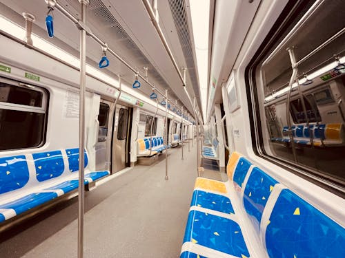 Photo of an Empty Train Interior