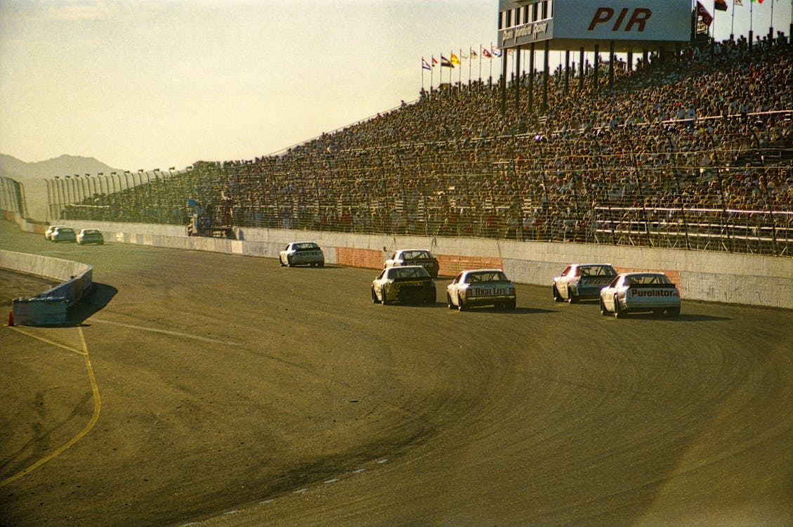 Racecars at a Racing at the Track