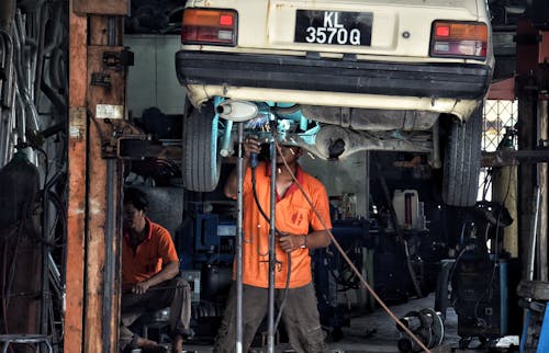 Free stock photo of car, mechanic, street