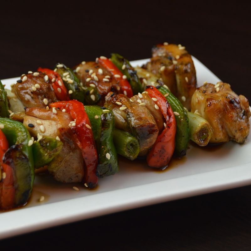 Family-Friendly Chicken and Corn Skewers with Honey Glaze