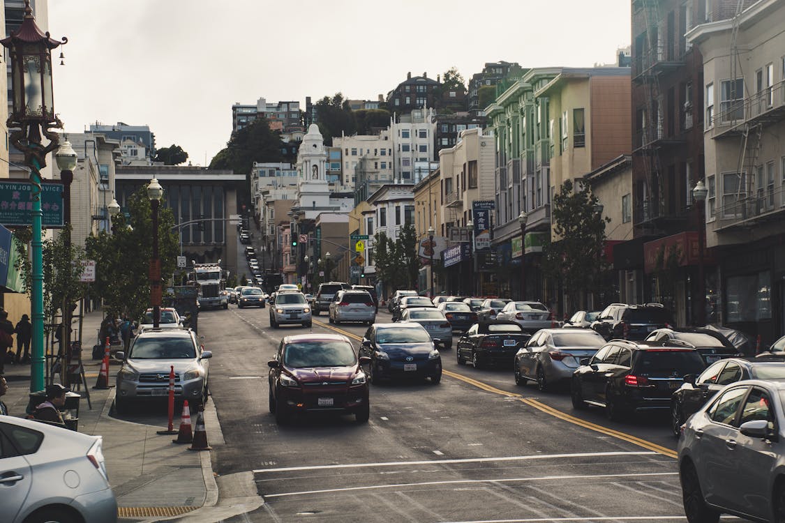 Cars Passing on a Street