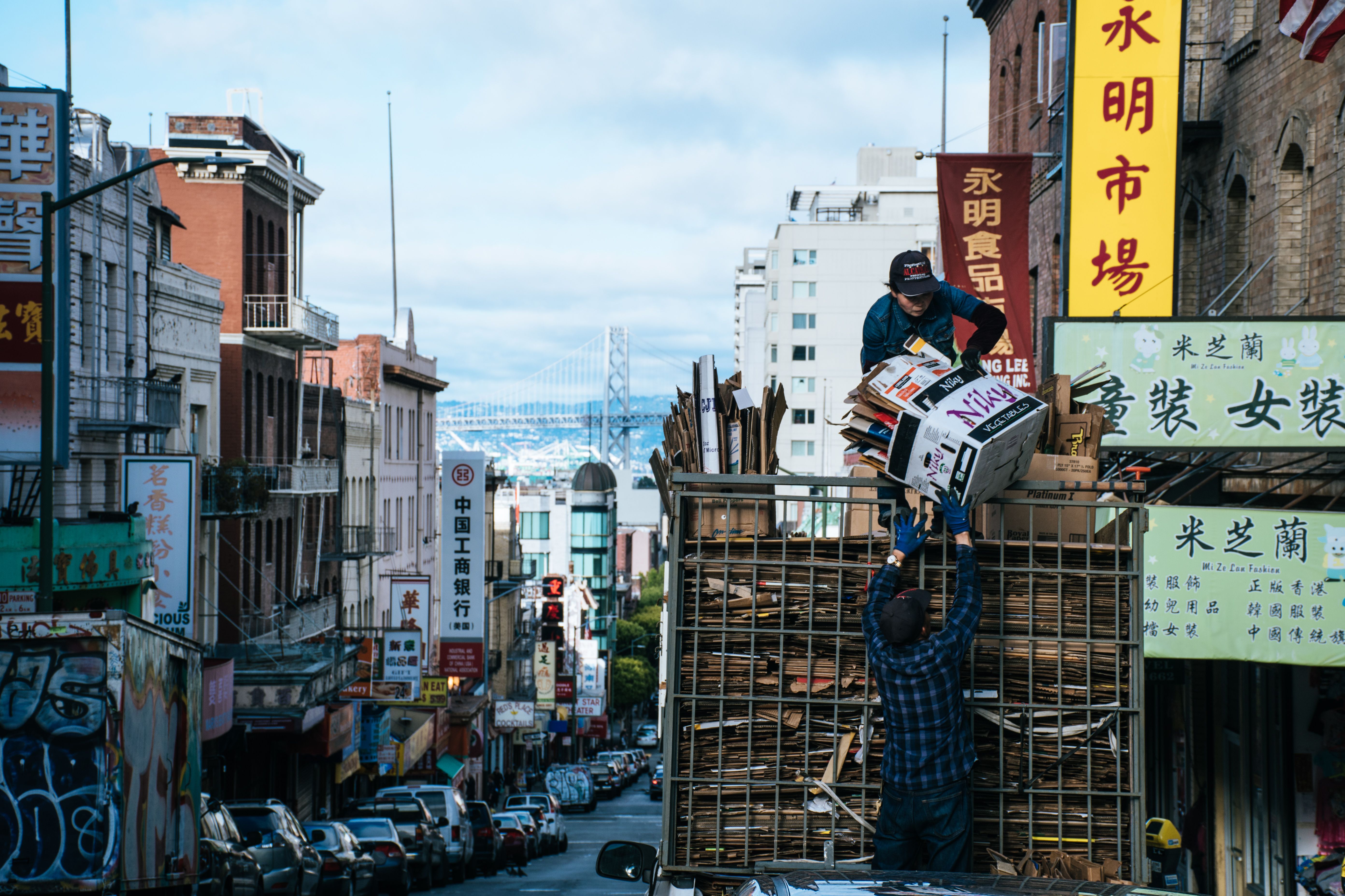 Man Carrying White Box \u00b7 Free Stock Photo