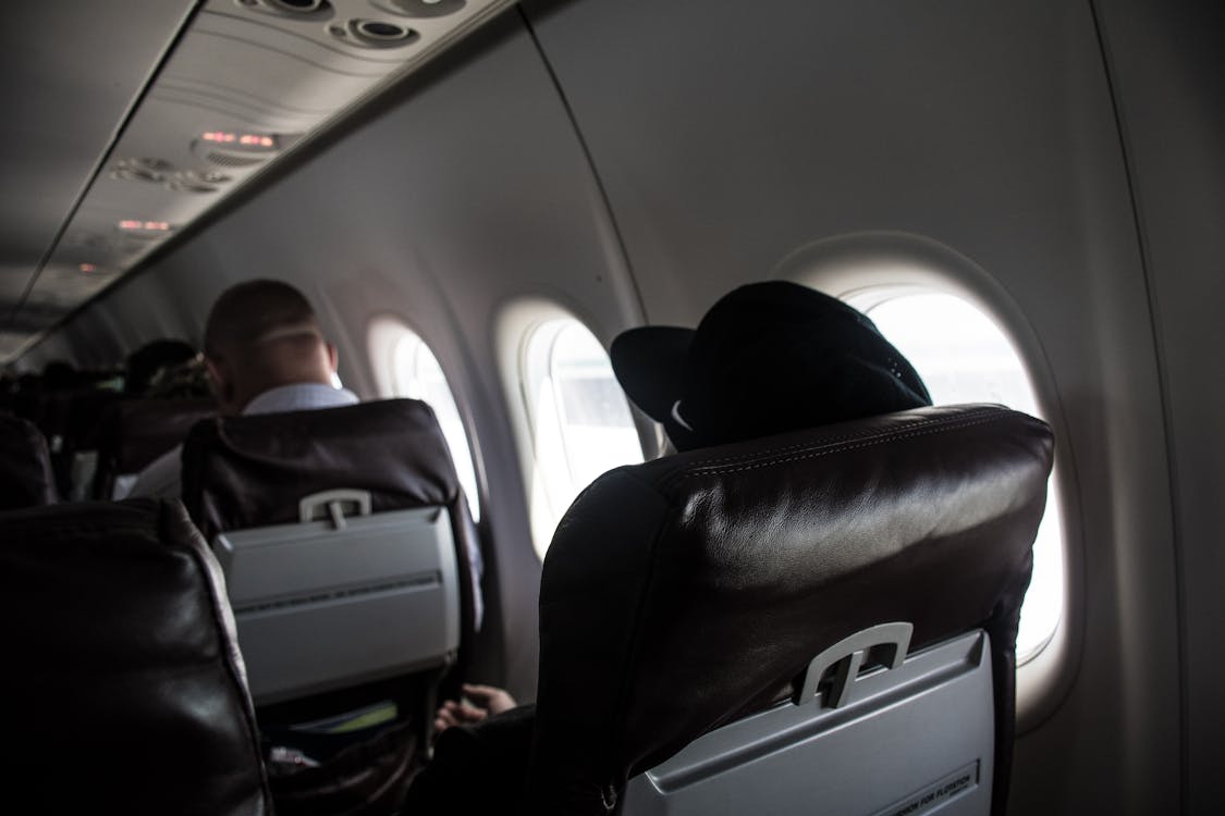 座席 飛行機の無料の写真素材