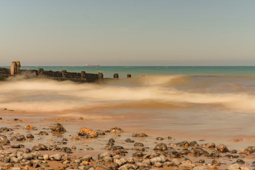 Foto profissional grátis de horizonte, litoral, mar