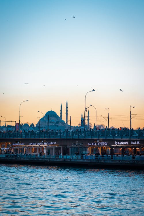 akşam karanlığı, deniz, deniz kenarı içeren Ücretsiz stok fotoğraf