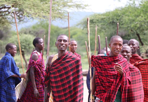 People in Tribal Clothing