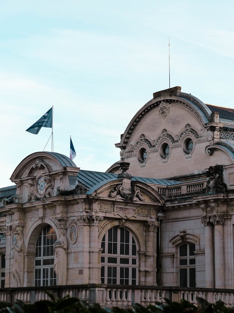 Historic Palace In Vichy, France