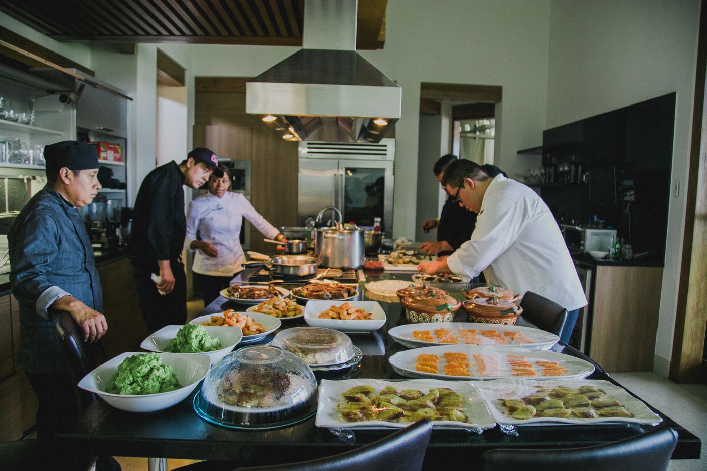 Producción colaborativa en cocina profesional