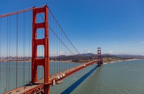 Kostnadsfri bild av arkitektur, Golden Gate-bron, hängbro